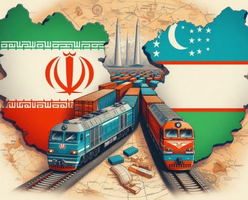 مسیرهای حمل و نقل ریلی بین ایران و ازبکستان