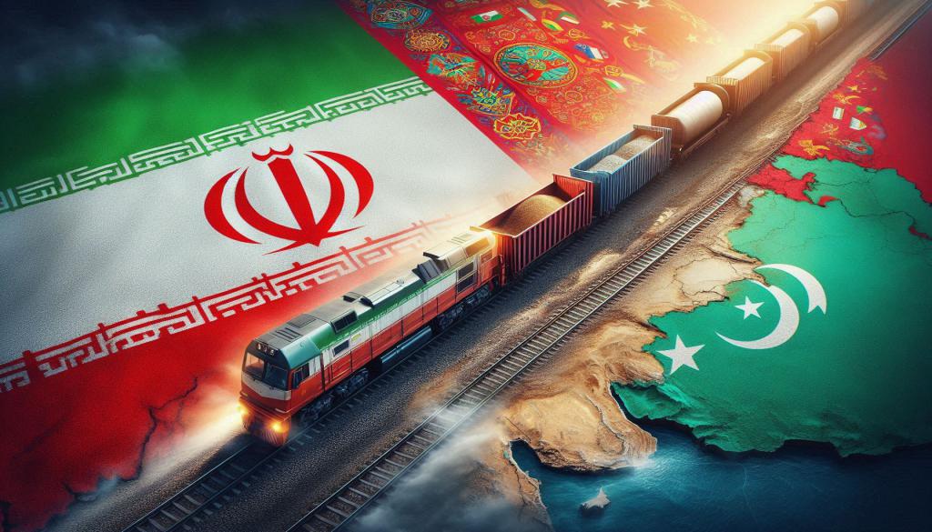 مسیرهای حمل و نقل ریلی بین ایران و ترکمنستان
